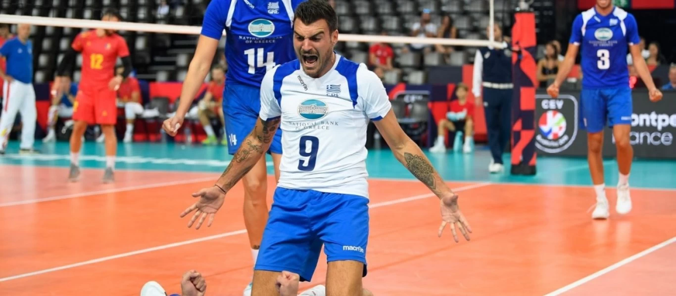 Ιστορική πρόκριση της Εθνικής Βόλεϊ στους «16» του Ευρωπαϊκού πρωταθλήματος (βίντεο)